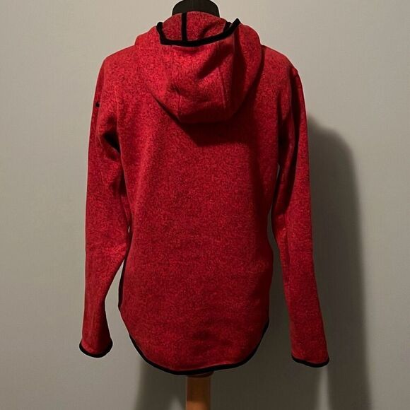 Nike Women's Heather Red Hypernatural Therma Fit Pullover Hoodie - Picture 5 of 9